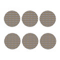 Queen Of Diamonds Pattern Print Coaster Set