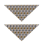 Queen Of Diamonds Pattern Print Dog Bandana