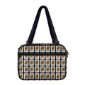 Queen Of Diamonds Pattern Print Double Strap Bible Bag