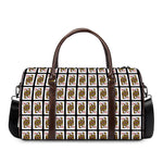 Queen Of Diamonds Pattern Print Duffle Bag