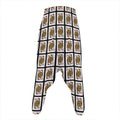 Queen Of Diamonds Pattern Print Hammer Pants