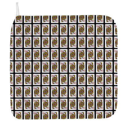 Queen Of Diamonds Pattern Print Hand Towel