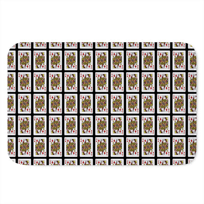 Queen Of Diamonds Pattern Print Indoor Door Mat