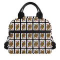 Queen Of Diamonds Pattern Print Insulated Lunch Bag