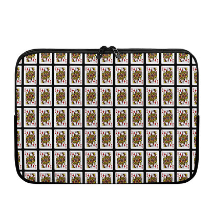 Queen Of Diamonds Pattern Print Laptop Sleeve