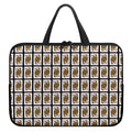 Queen Of Diamonds Pattern Print Laptop Sleeve With Handle