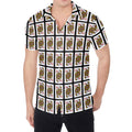 Queen Of Diamonds Pattern Print Men's Shirt