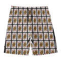 Queen Of Diamonds Pattern Print Men's Swim Trunks