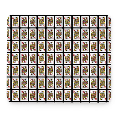 Queen Of Diamonds Pattern Print Mouse Pad