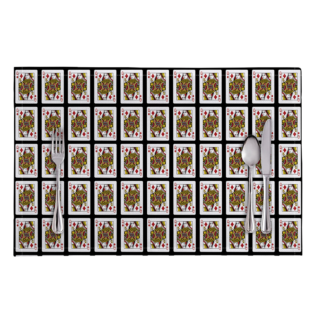 Queen Of Diamonds Pattern Print Placemat