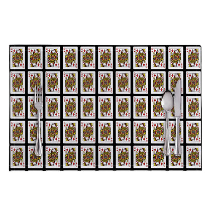 Queen Of Diamonds Pattern Print Placemat