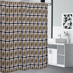 Queen Of Diamonds Pattern Print Premium Shower Curtain
