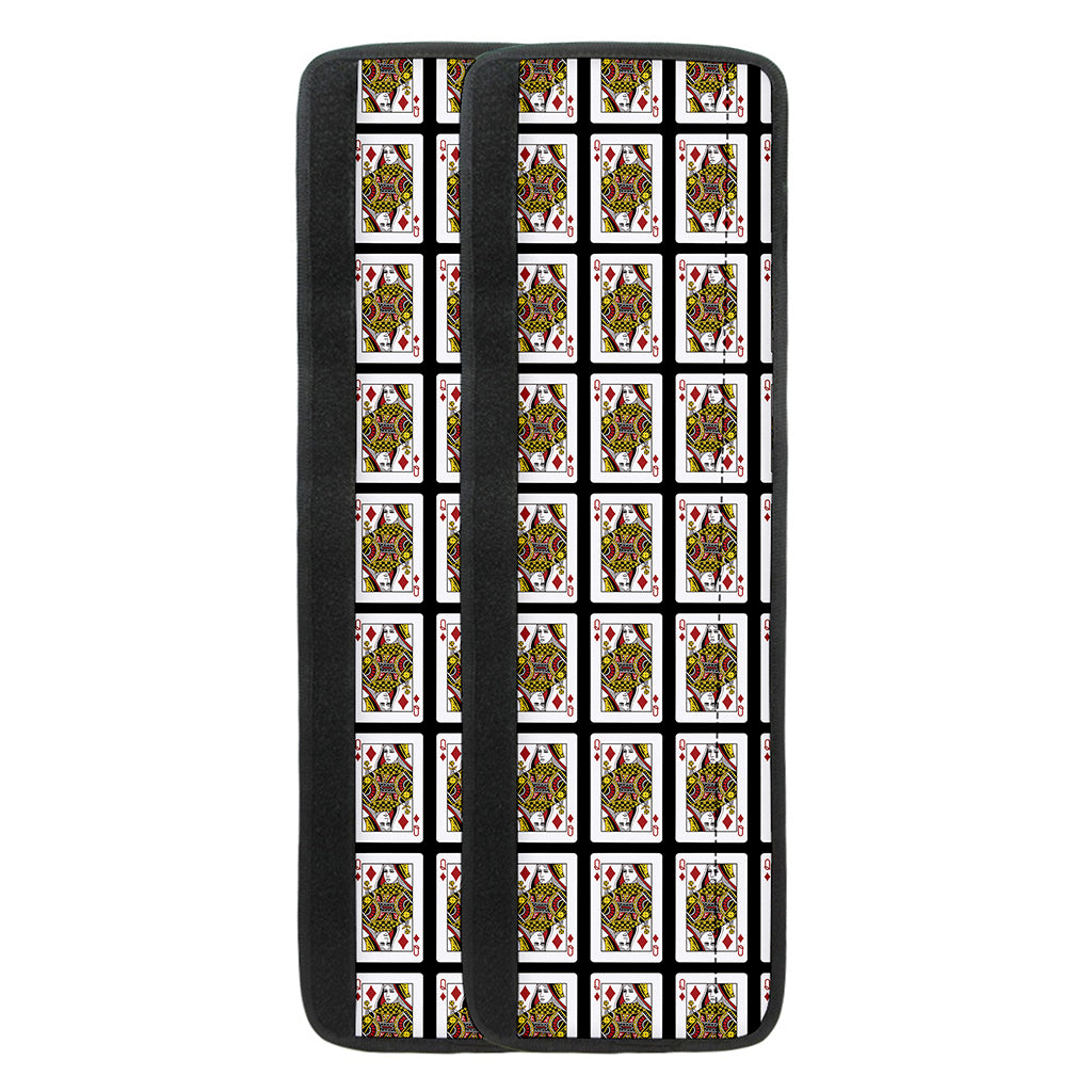 Queen Of Diamonds Pattern Print Refrigerator Handle Covers