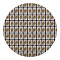 Queen Of Diamonds Pattern Print Round Blanket