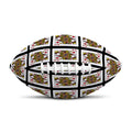Queen Of Diamonds Pattern Print Rugby Ball