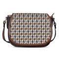 Queen Of Diamonds Pattern Print Saddle Bag