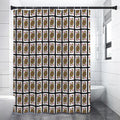 Queen Of Diamonds Pattern Print Shower Curtain