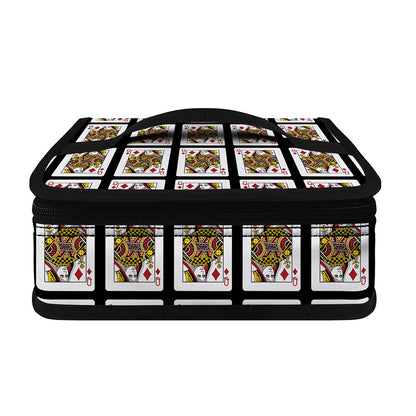 Queen Of Diamonds Pattern Print Small Lunch Bag
