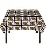 Queen Of Diamonds Pattern Print Tablecloth