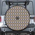 Queen Of Diamonds Pattern Print Tire Cover With Camera Hole