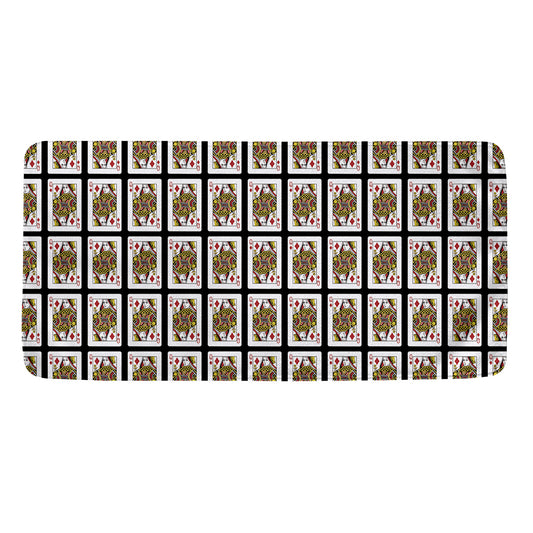 Queen Of Diamonds Pattern Print Towel