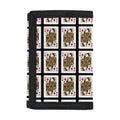 Queen Of Diamonds Pattern Print Trifold Wallet