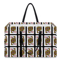 Queen Of Diamonds Pattern Print Utility Tote Bag