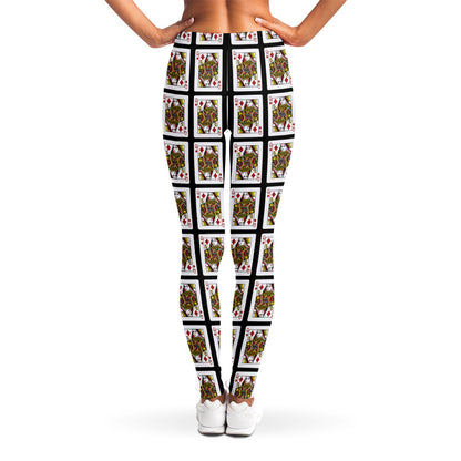 Queen Of Diamonds Pattern Print Women's Leggings