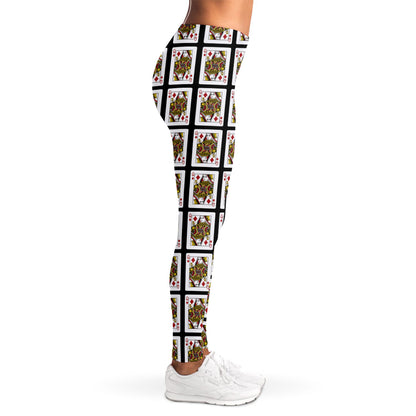 Queen Of Diamonds Pattern Print Women's Leggings