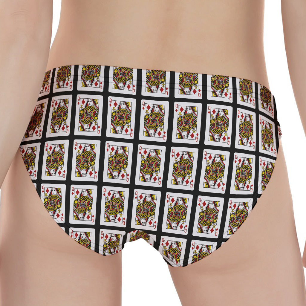 Queen Of Diamonds Pattern Print Women's Panties