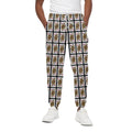 Queen Of Diamonds Pattern Print Cotton Sweatpants