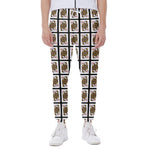 Queen Of Diamonds Playing Card Pattern Print Scuba Joggers