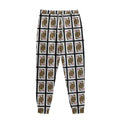 Queen Of Diamonds Pattern Print Sweatpants