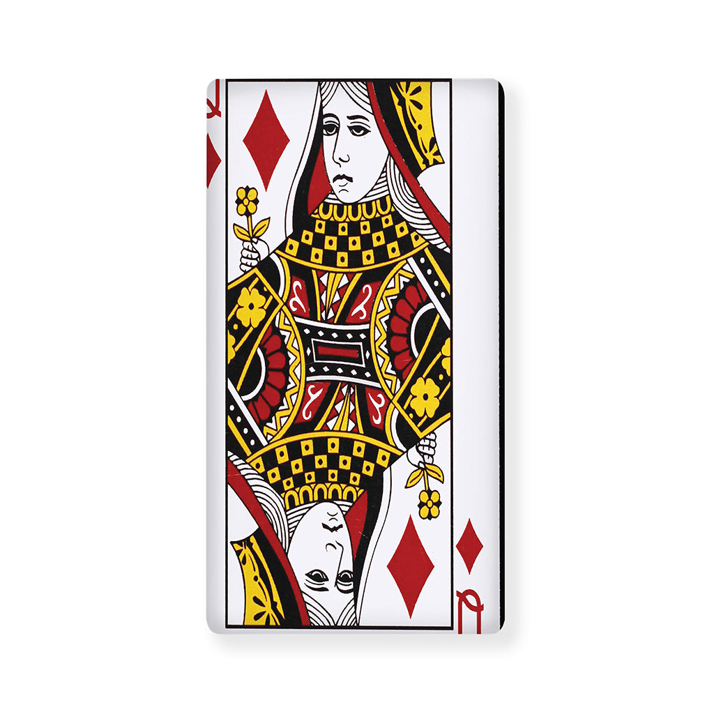 Queen Of Diamonds Playing Card Print Baby Crib Sheet