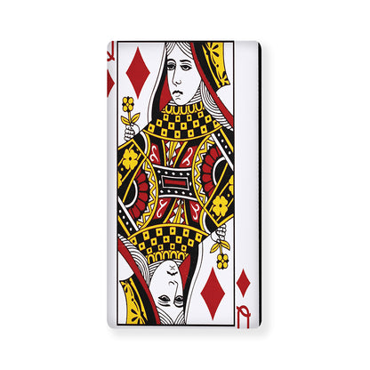 Queen Of Diamonds Playing Card Print Baby Crib Sheet