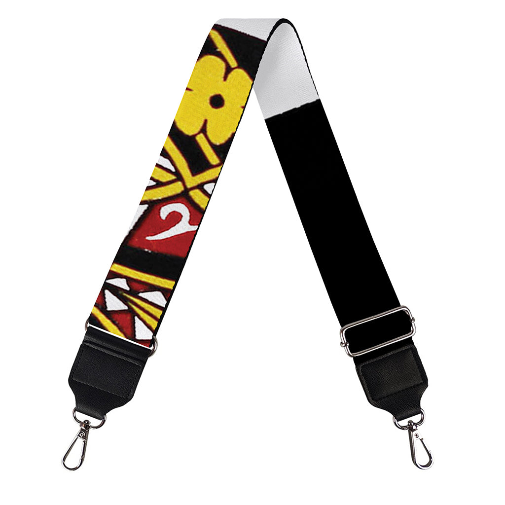 Queen Of Diamonds Playing Card Print Bag Strap