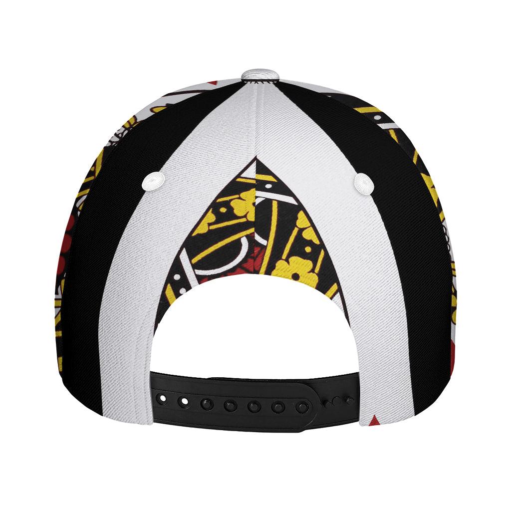 Queen Of Diamonds Playing Card Print Baseball Cap