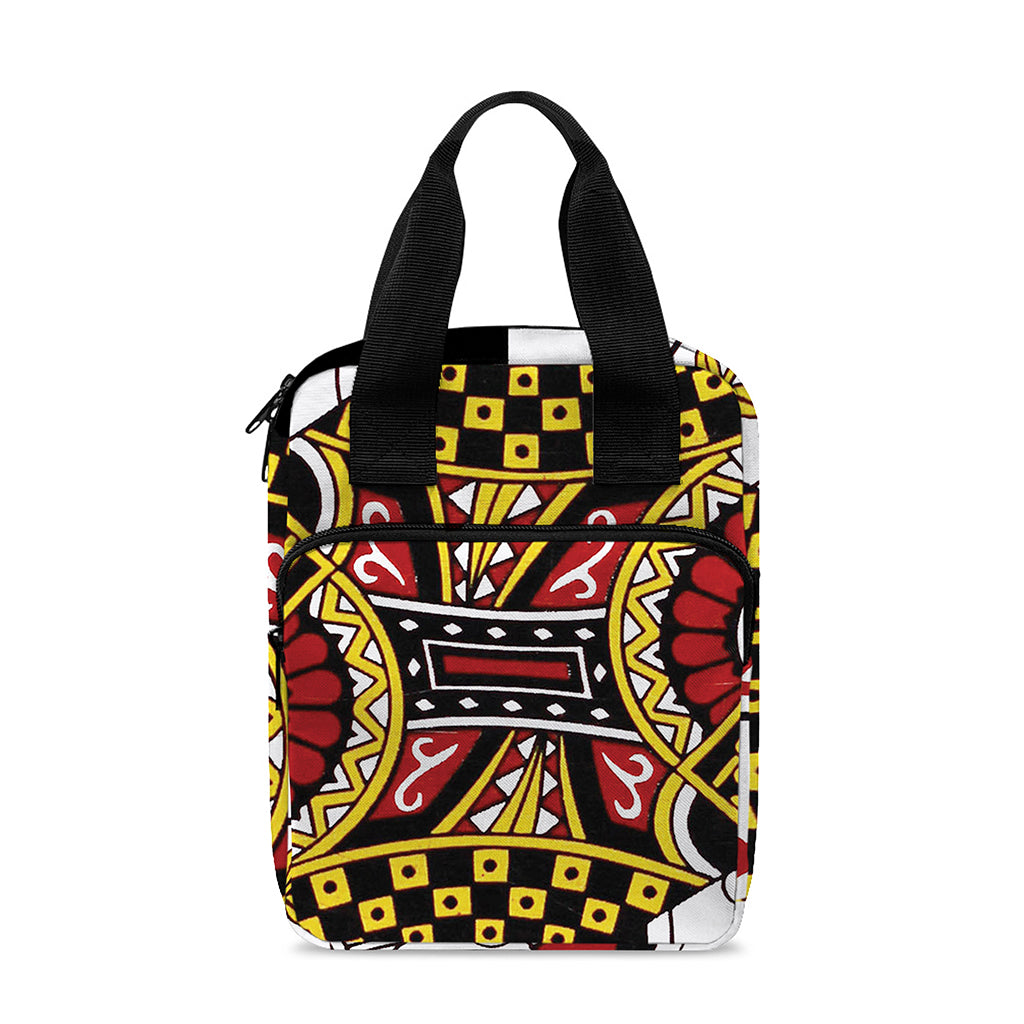 Queen Of Diamonds Playing Card Print Bible Tote Bag