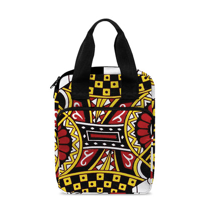 Queen Of Diamonds Playing Card Print Bible Tote Bag