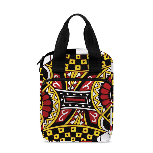 Queen Of Diamonds Playing Card Print Bible Tote Bag