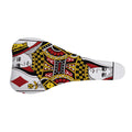 Queen Of Diamonds Playing Card Print Bicycle Seat Cover