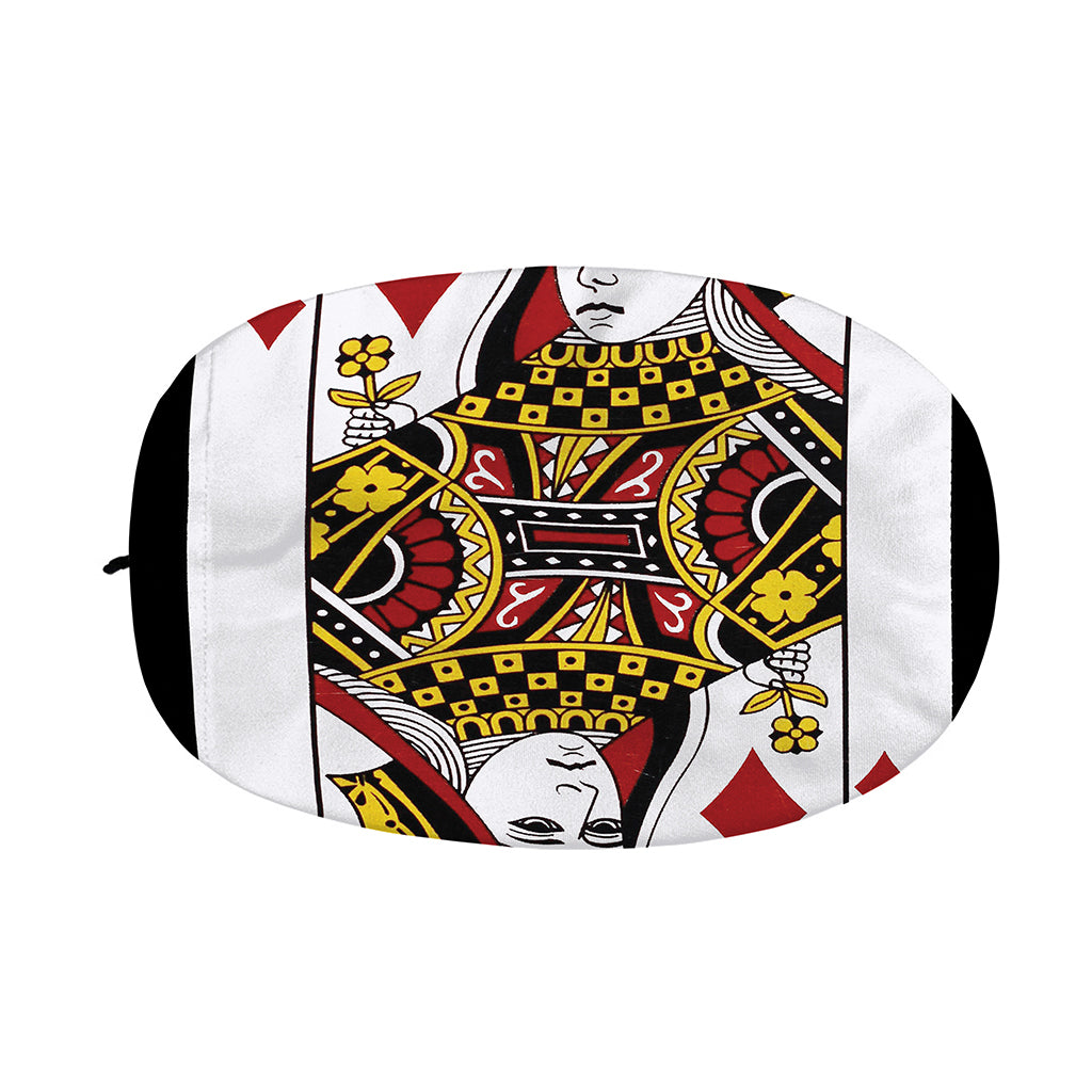 Queen Of Diamonds Playing Card Print Car Side Mirror Covers