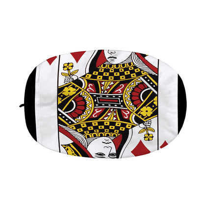 Queen Of Diamonds Playing Card Print Car Side Mirror Covers