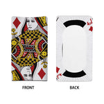Queen Of Diamonds Playing Card Print Changing Pad Cover