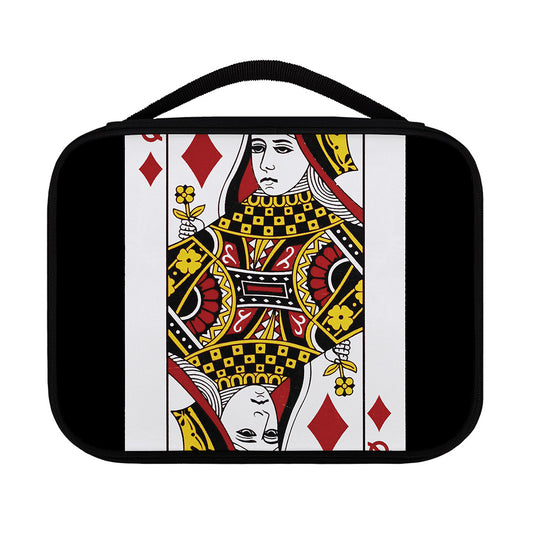 Queen Of Diamonds Playing Card Print Classic Bible Case