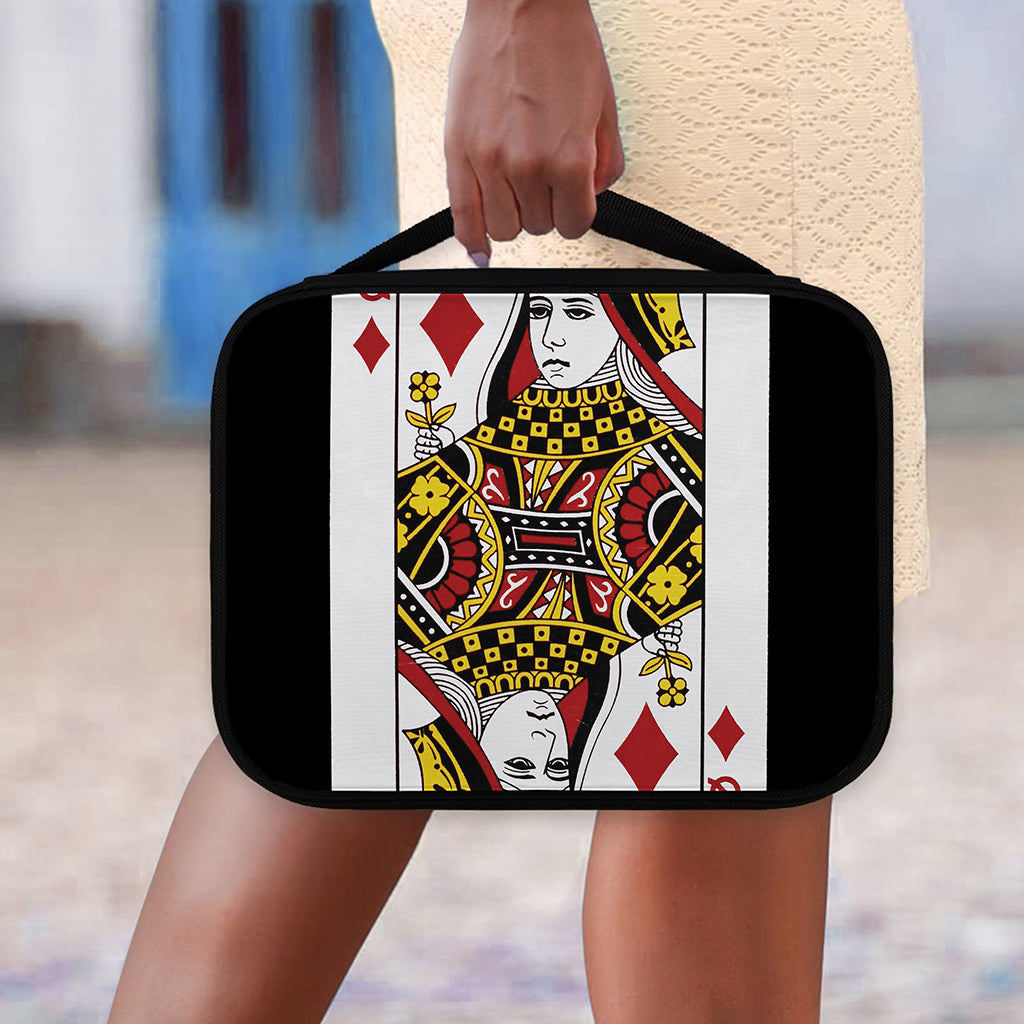 Queen Of Diamonds Playing Card Print Classic Bible Case
