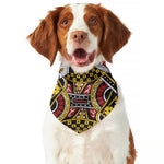 Queen Of Diamonds Playing Card Print Dog Bandana