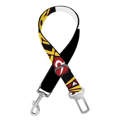 Queen Of Diamonds Playing Card Print Dog Seat Belt