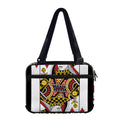 Queen Of Diamonds Playing Card Print Double Strap Bible Bag