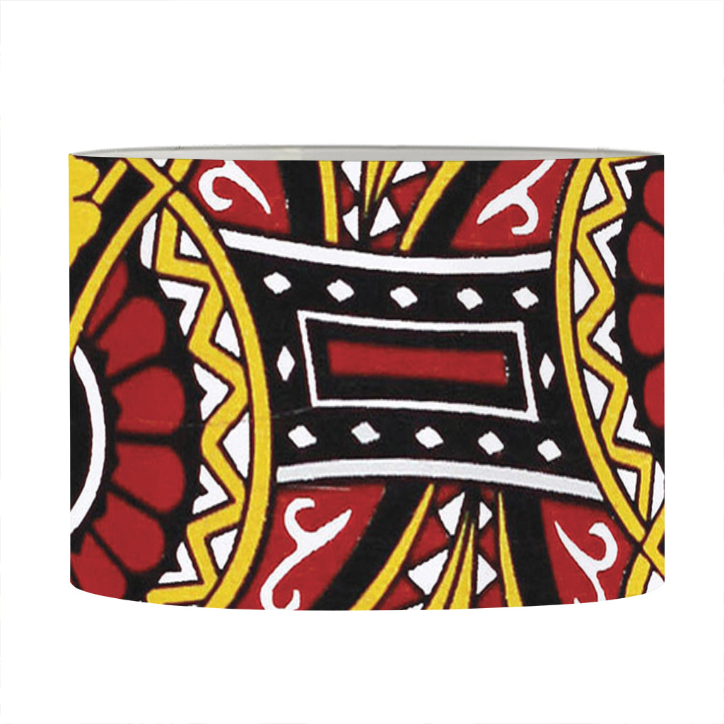 Queen Of Diamonds Playing Card Print Drum Lamp Shade